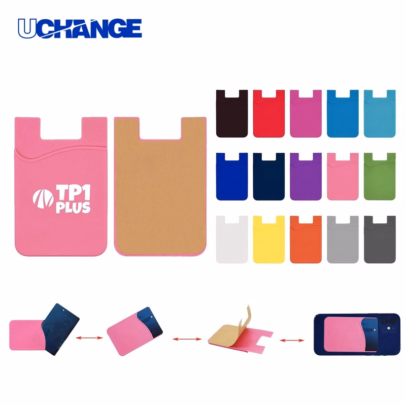 Silicone Cell Phone Sticky Wallet