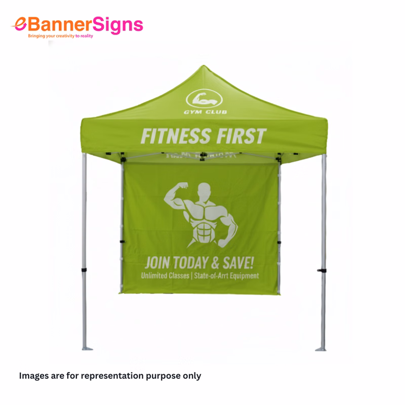 Canopy Tent 8 x 8 (Topper + Hardware + Full Single Side Backwall)