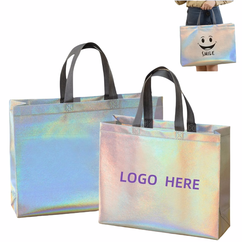 Non-woven Iridescent Party Gift Bags