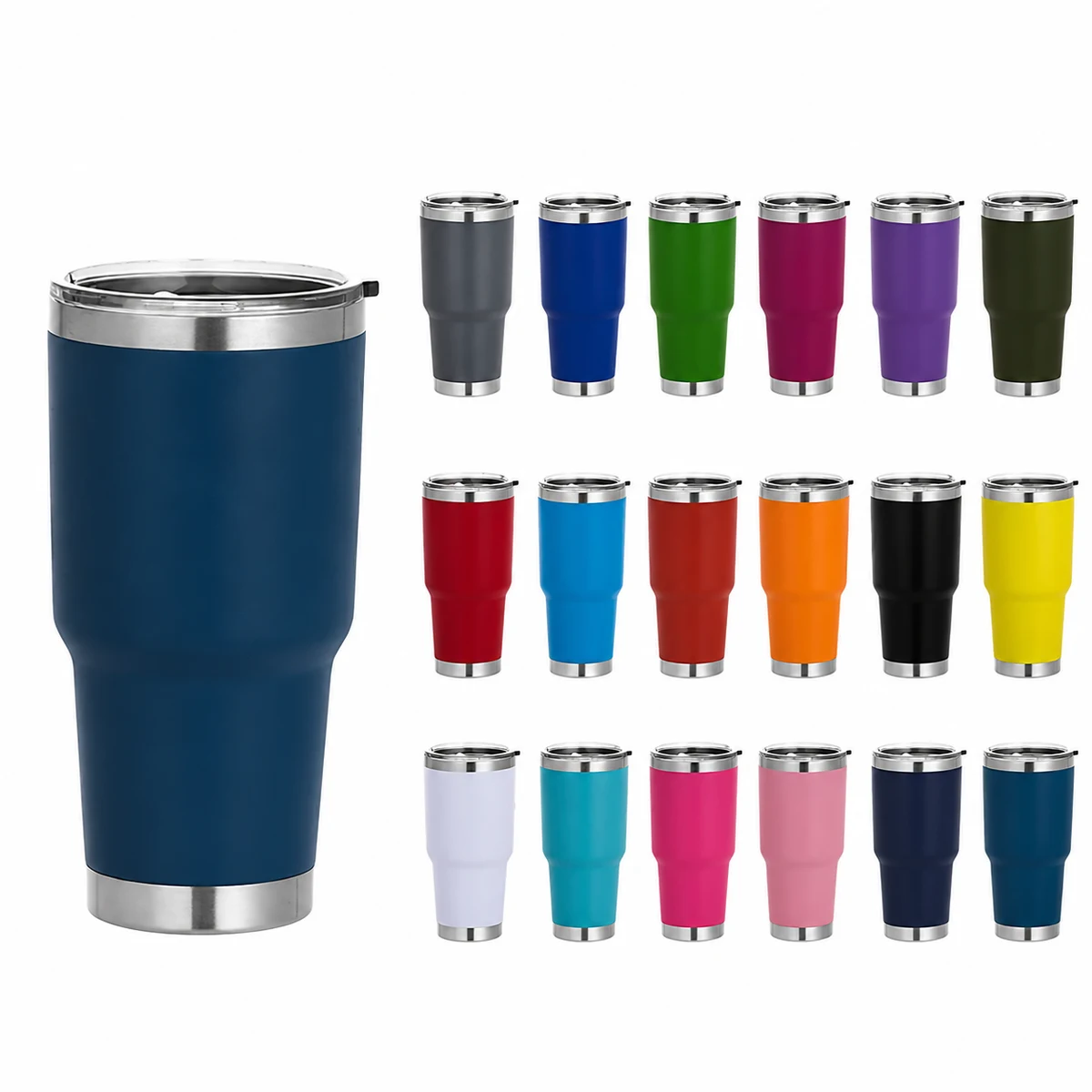 30oz Stainless Steel Insulated Bottle, custom water bottle with logo imprint 1