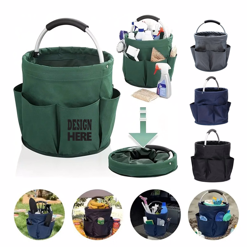 Portable Folding Garden Tote Storage Basket