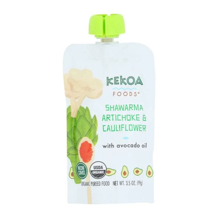 Kekoa Baby Food 6pk - Shawarma Artichoke and Cauliflower 1