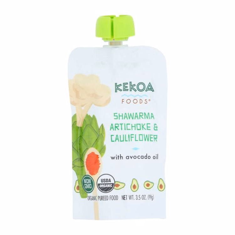 Kekoa Baby Food 6pk - Shawarma Artichoke and Cauliflower