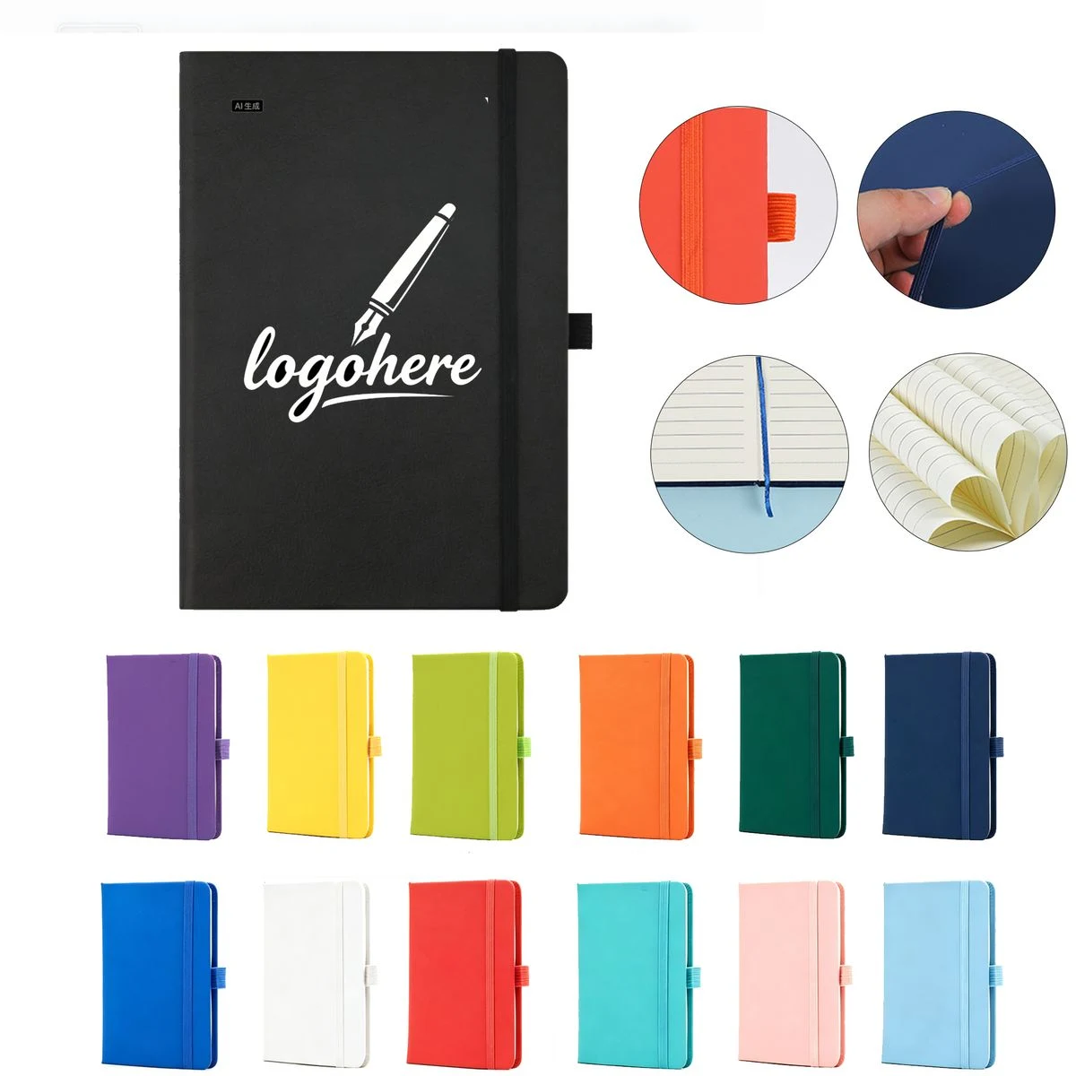 A6 Portable PU Pocket Notebook 1