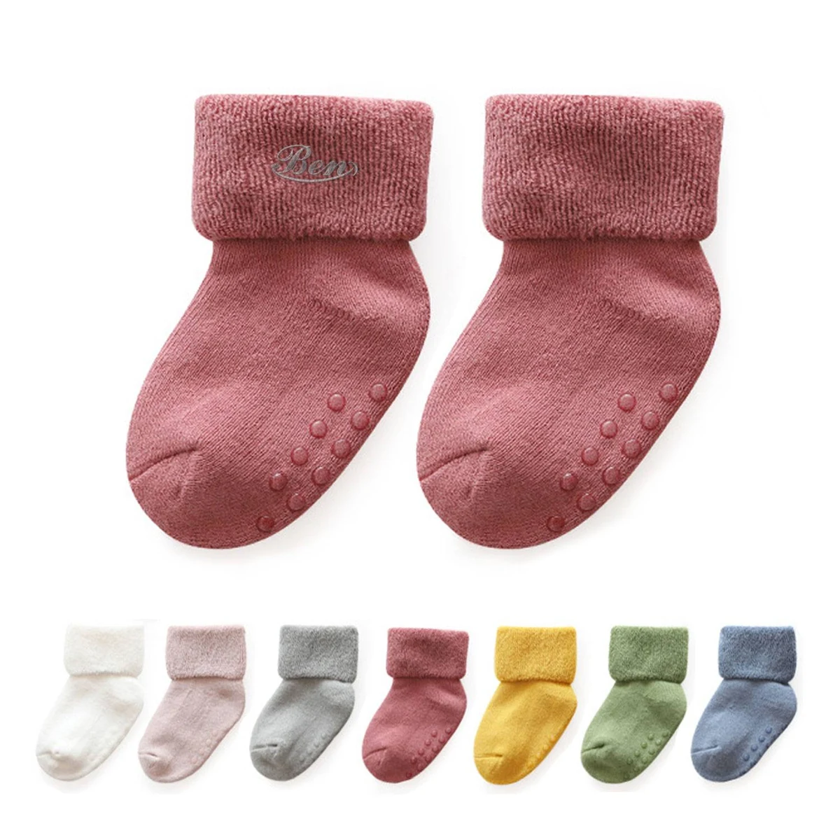Children's Thickened Fleece Warm Socks 1