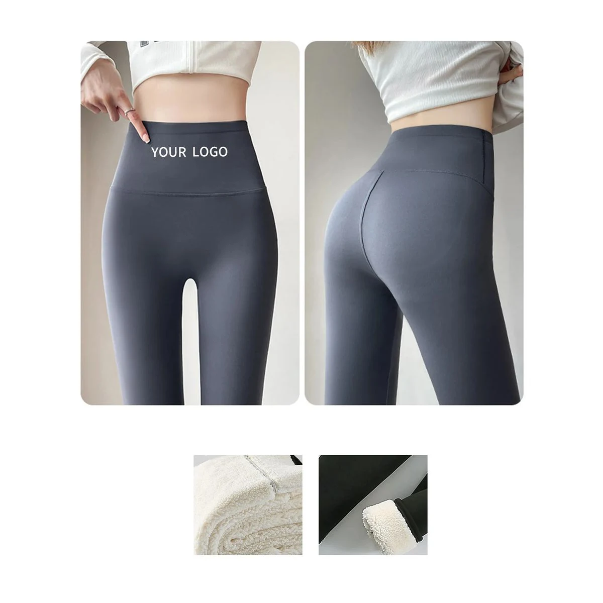 Insulated Fitness Leggings with Soft Lining 1