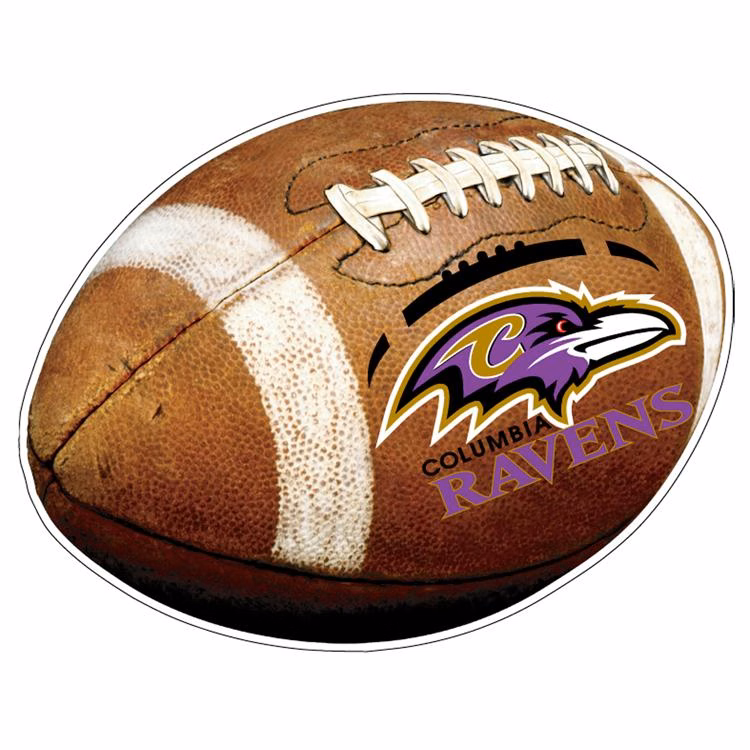 Custom 3" x 4" Football Car Magnet