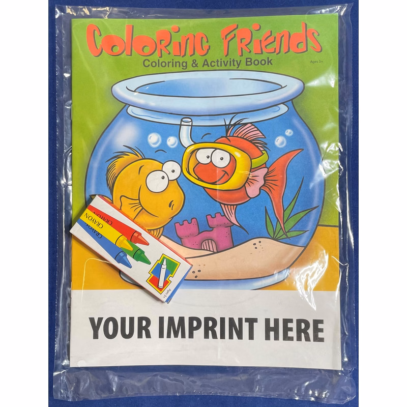 COLORING SET - Coloring Friends Coloring Book Fun Pack