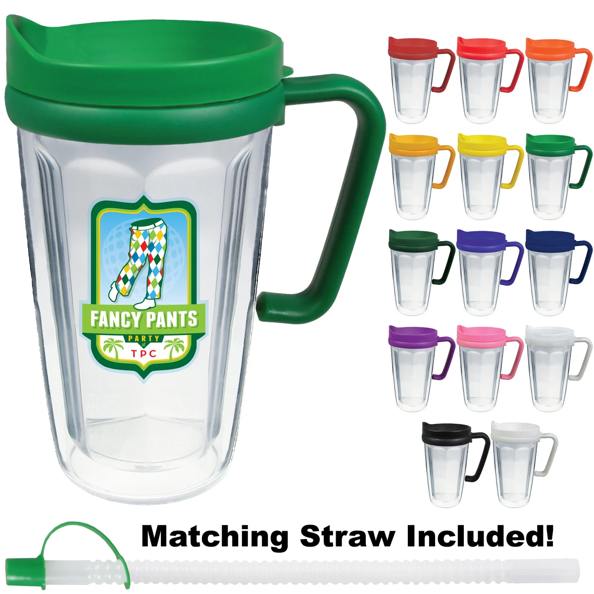 16oz Thermal Dual Walled Travel Mug - Custom Decal 1