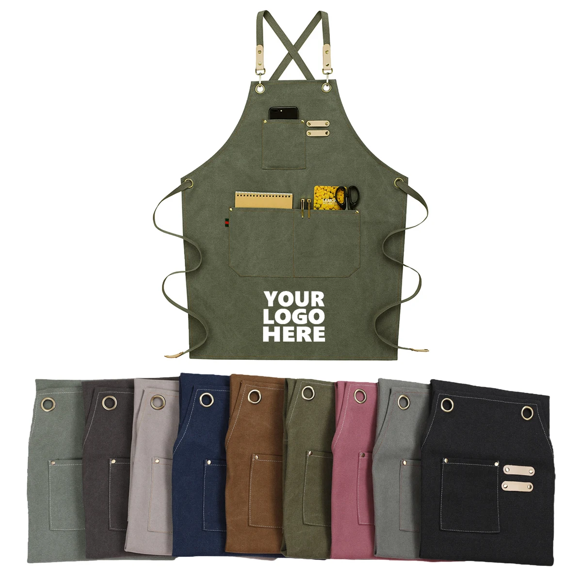 Waterproof Canva Apron 1