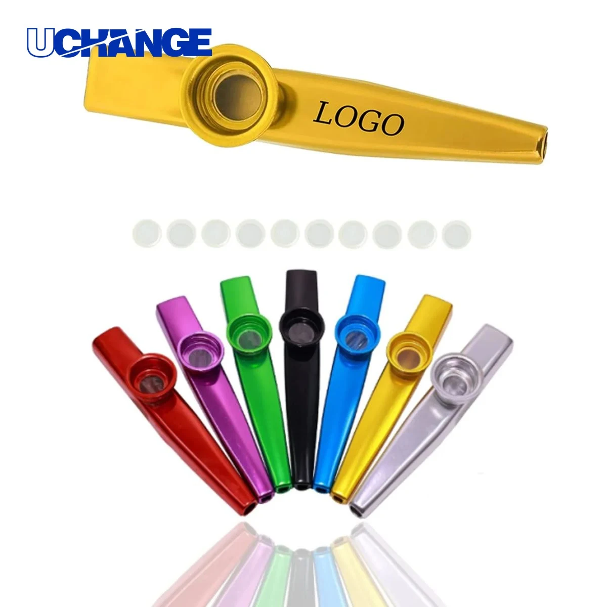 Multi-Color Metal Kazoo Musical Percussion Party Instrument 1