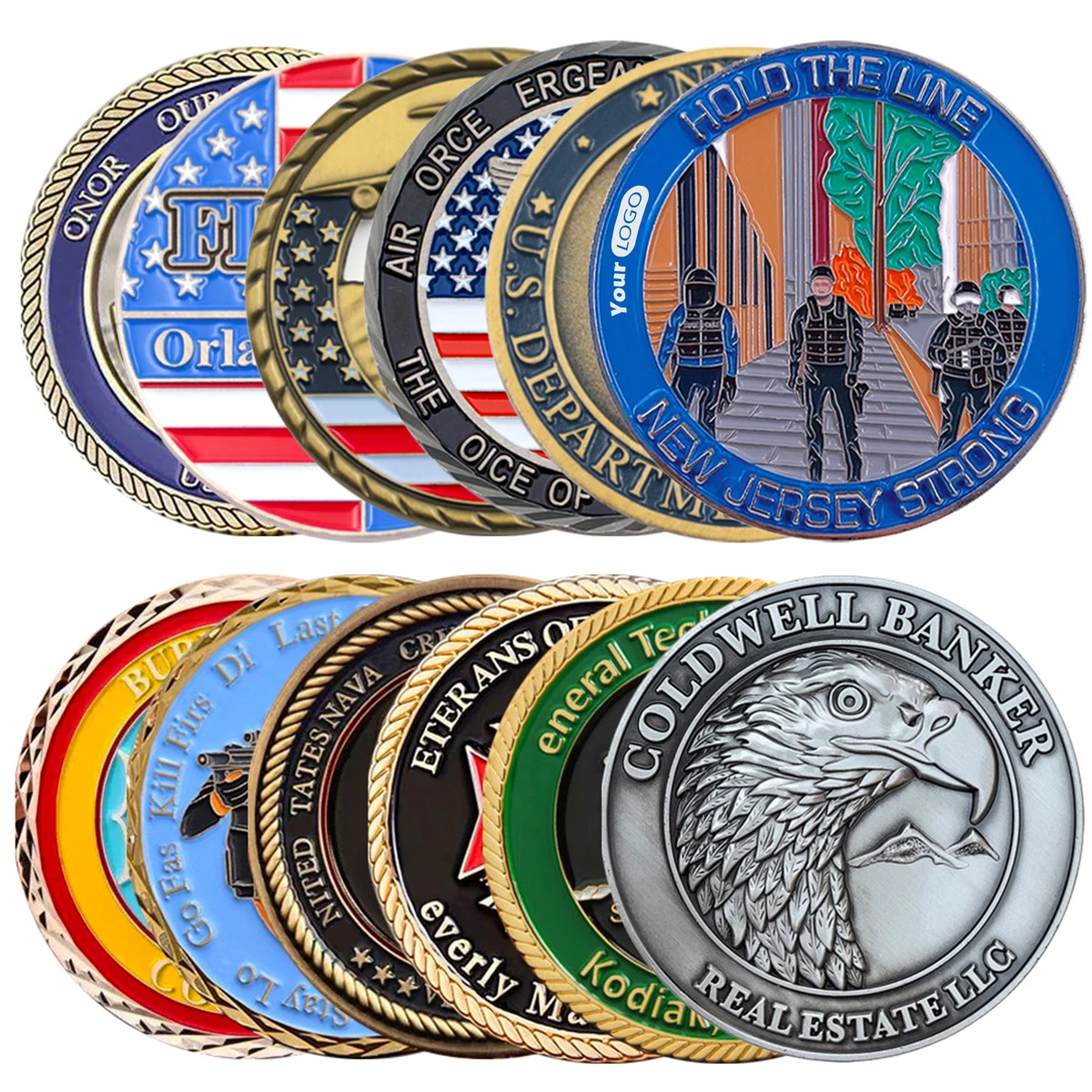 Aluminum Custom Alloy Challenge Coin 1
