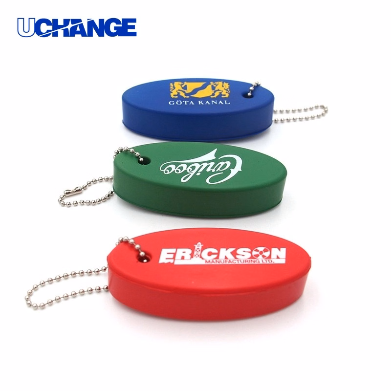 Oval Foam Floating Keychain for Boating