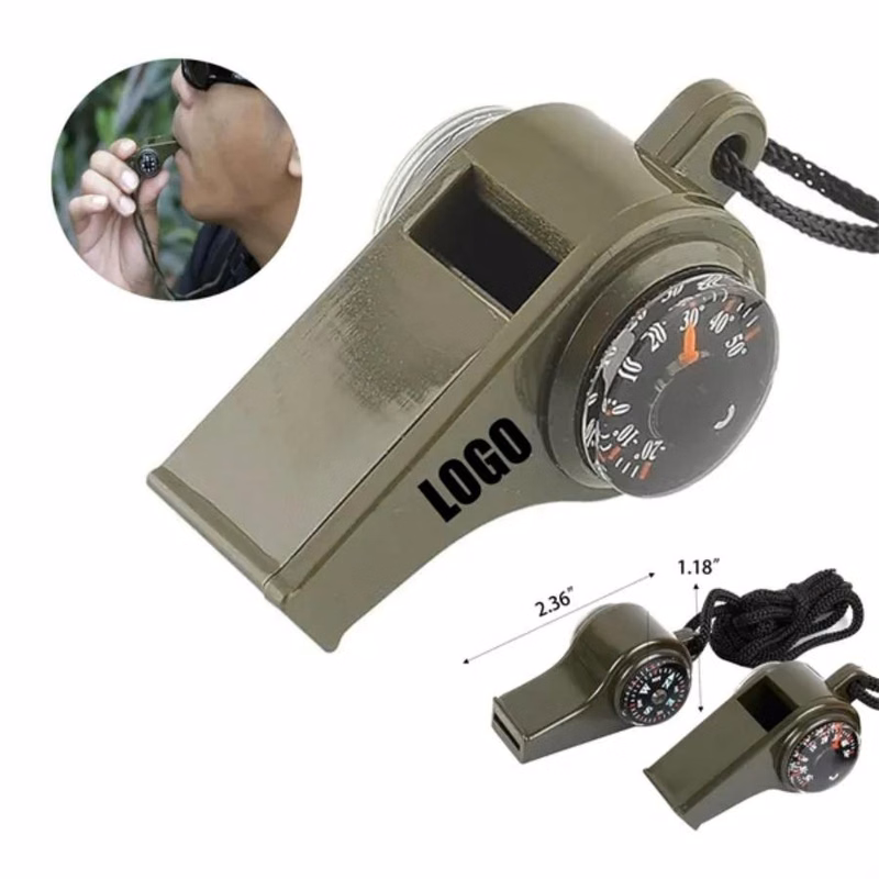 Outdoor Multifunctional 3-in-1 Match Referee Whistle