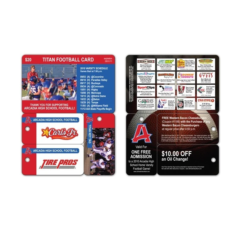 Key Tag 3 Up and 1 Card Combo 1
