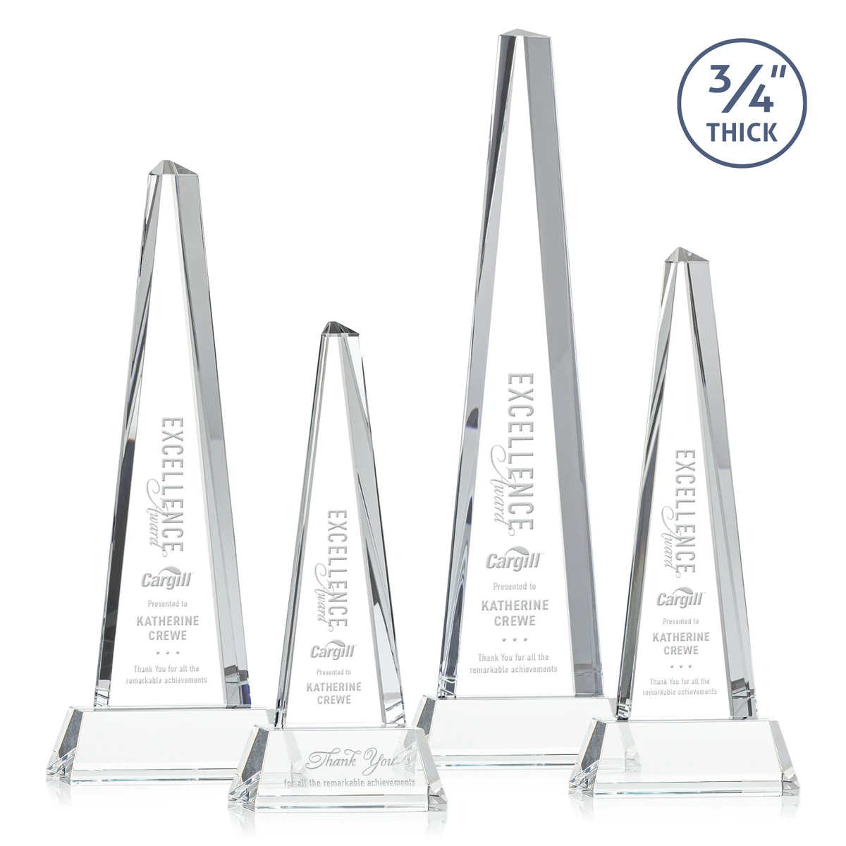 Majestic Tower Award on Newhaven Base - Clear 1