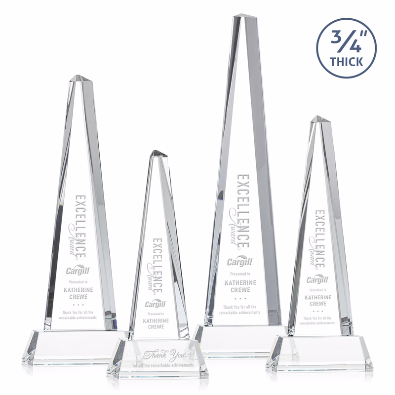 Majestic Tower Award on Newhaven Base - Clear