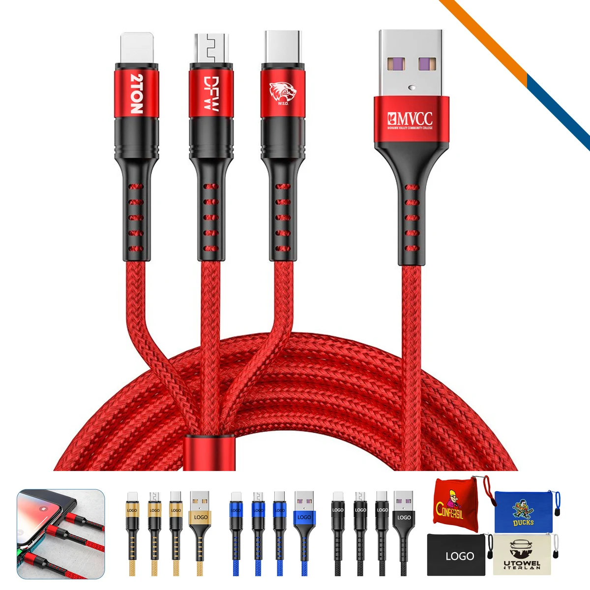 Prott 3in1 Charging Cable 1