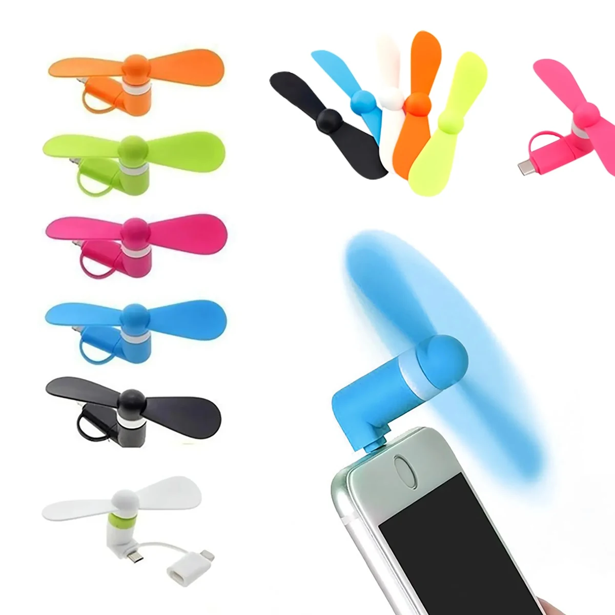 Mini USB Portable Cell Phone Fan 1