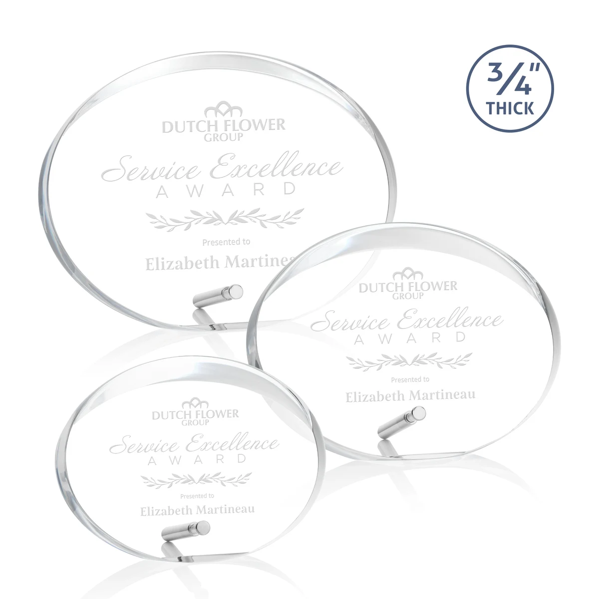 Mosaic Oval Award - Silver 1