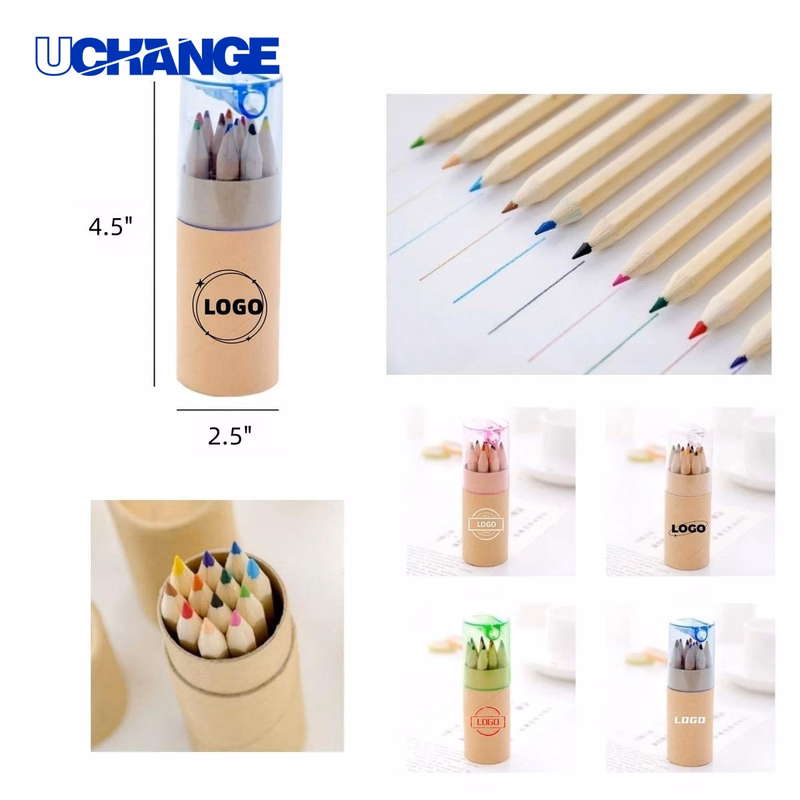 Colored Pencil Set With Portable Sharpener