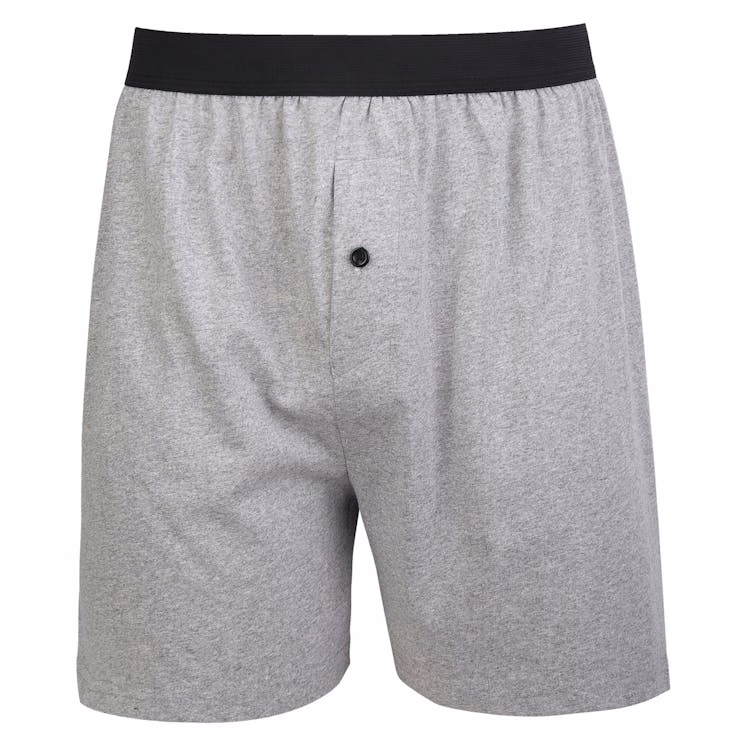 Men's Cotton Knit Boxers - 2XL Solids Colors 3 Pack
