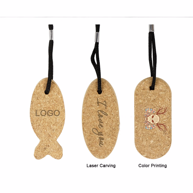 Cork Keychain Float