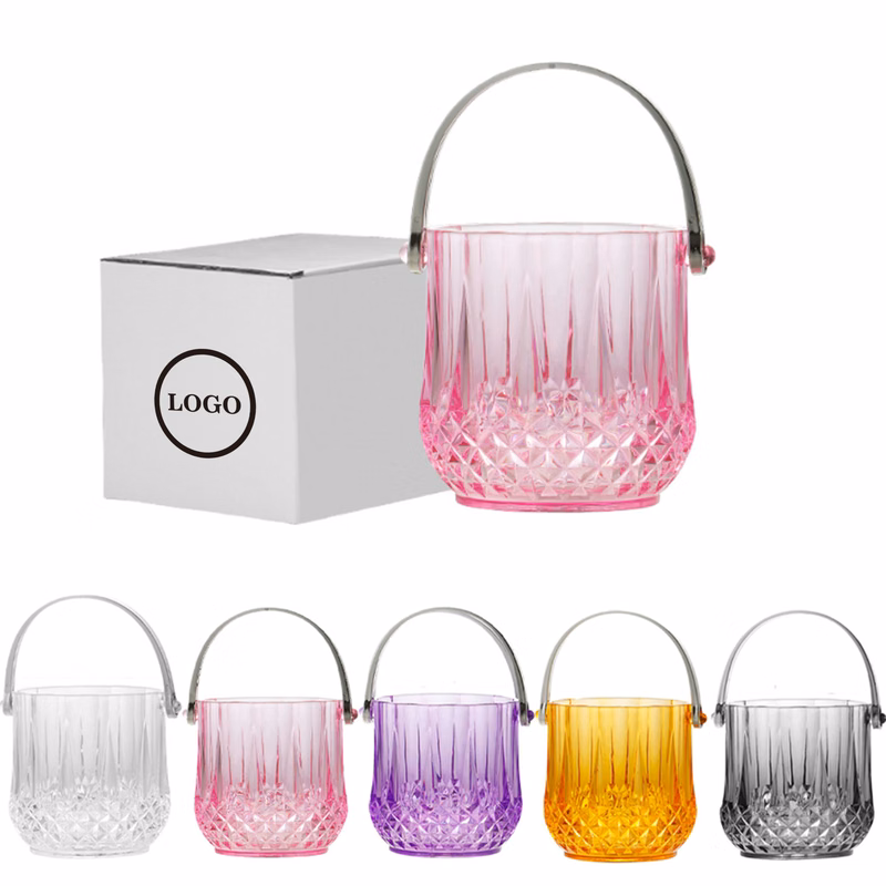 Stylish 40oz Plastic Ice Bucket for Outdoor Events