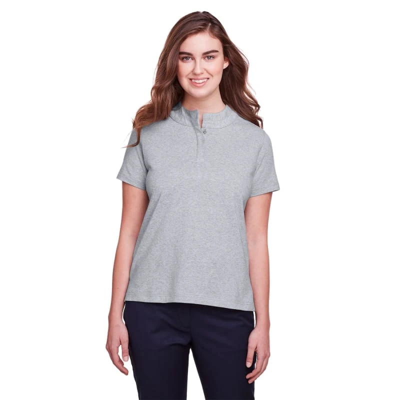 UltraClub Ladies' Lakeshore Stretch Cotton Performance Polo 1
