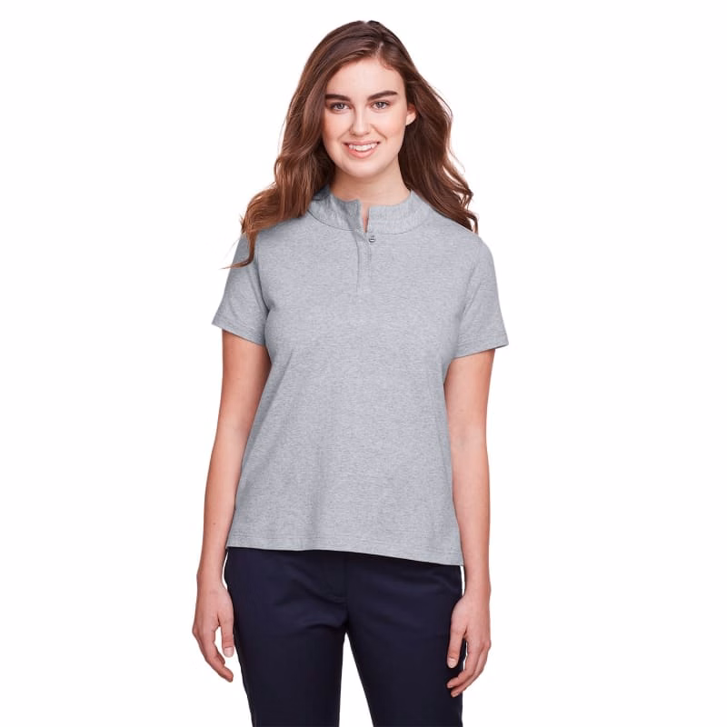 UltraClub Ladies' Lakeshore Stretch Cotton Performance Polo