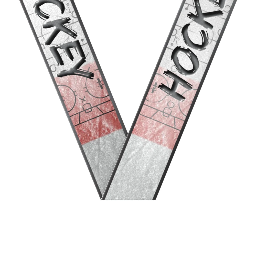 1-1/2" x 34" Sublimated Hockey Sewn Through Neckband 1