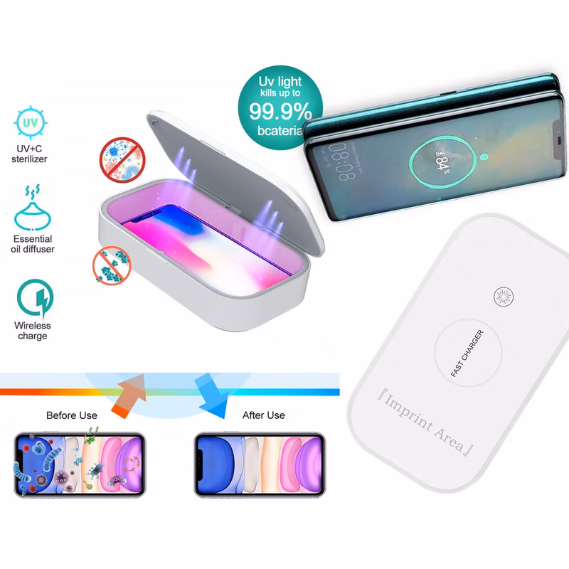 Wireless Fast Charger UV Light Sterilizer Box