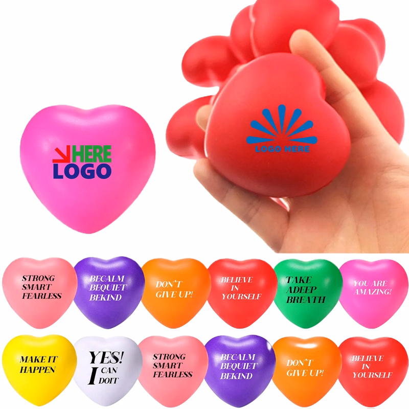 Heart Shape Mini Stress Balls