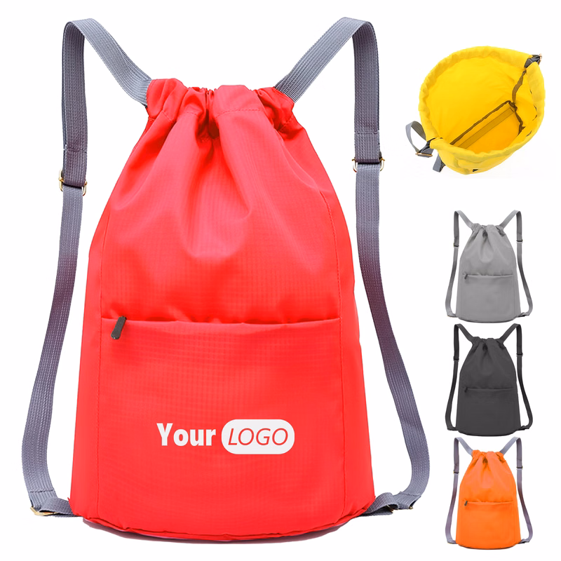 Oxford Convenient And Compact Drawstring Backpack For All Occasions