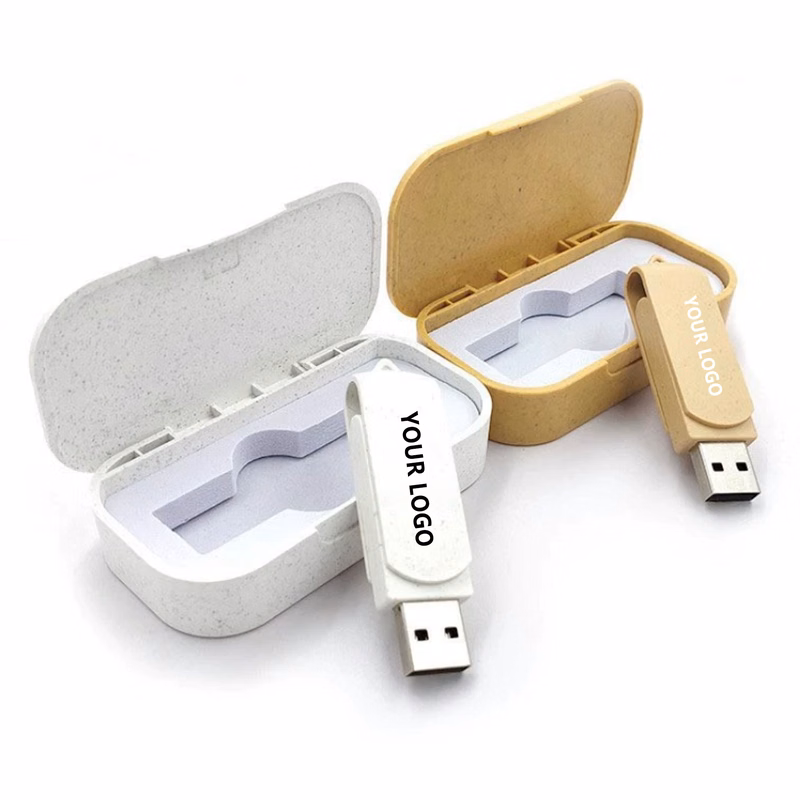 4GB Wheat Straw USB Drive Set