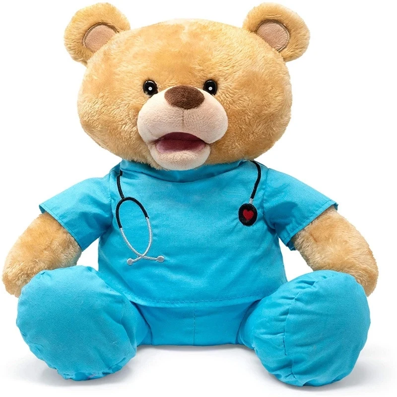 Teddy Bear with Doctor or Nurse Scrubs Plush Toy 1