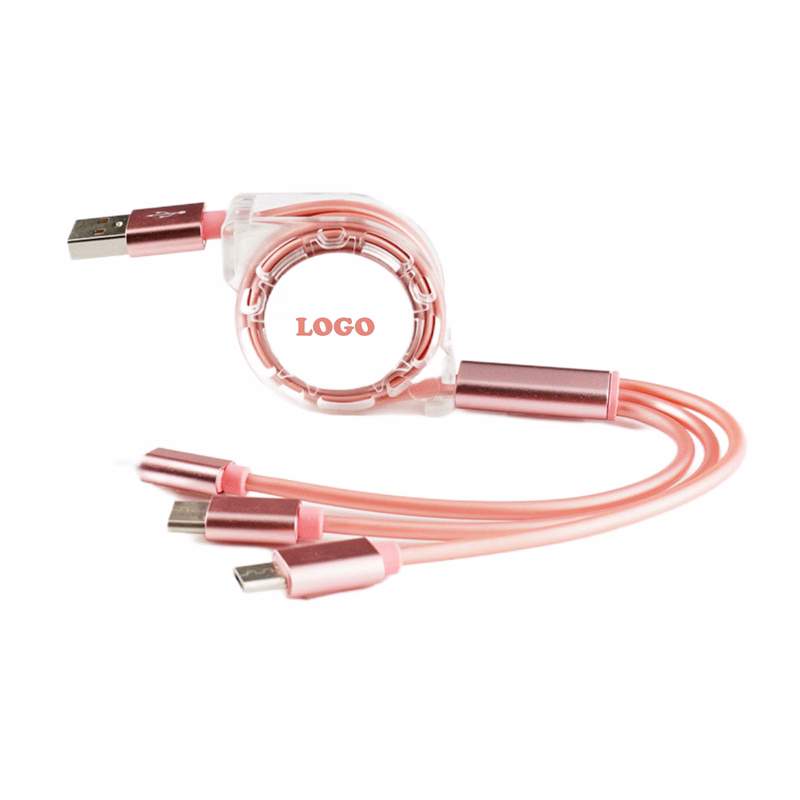 Retractable 3 in 1 Multi Charging Cable (direct import)