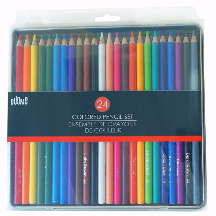 Premium Colored Pencils Sets  - 24 Colors