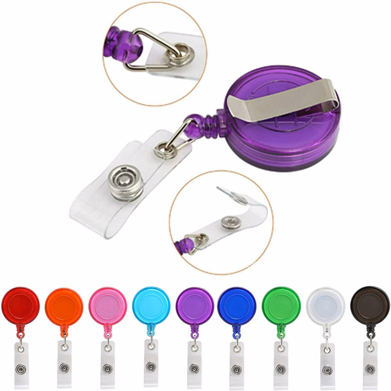Round Secure Badge W/ Alligator Clip