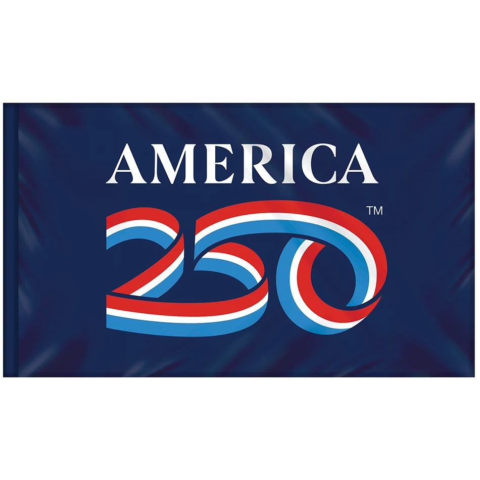 3' X 5' AMERICA 250TH INDOOR NYLON FLAG 1