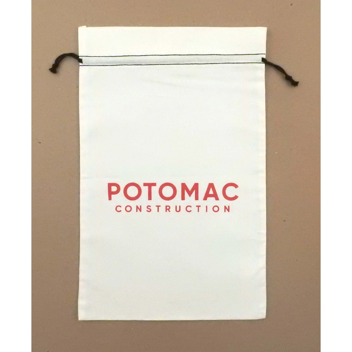 "Duplex" Cotton Double Drawstring Bag 10 x 16" 1