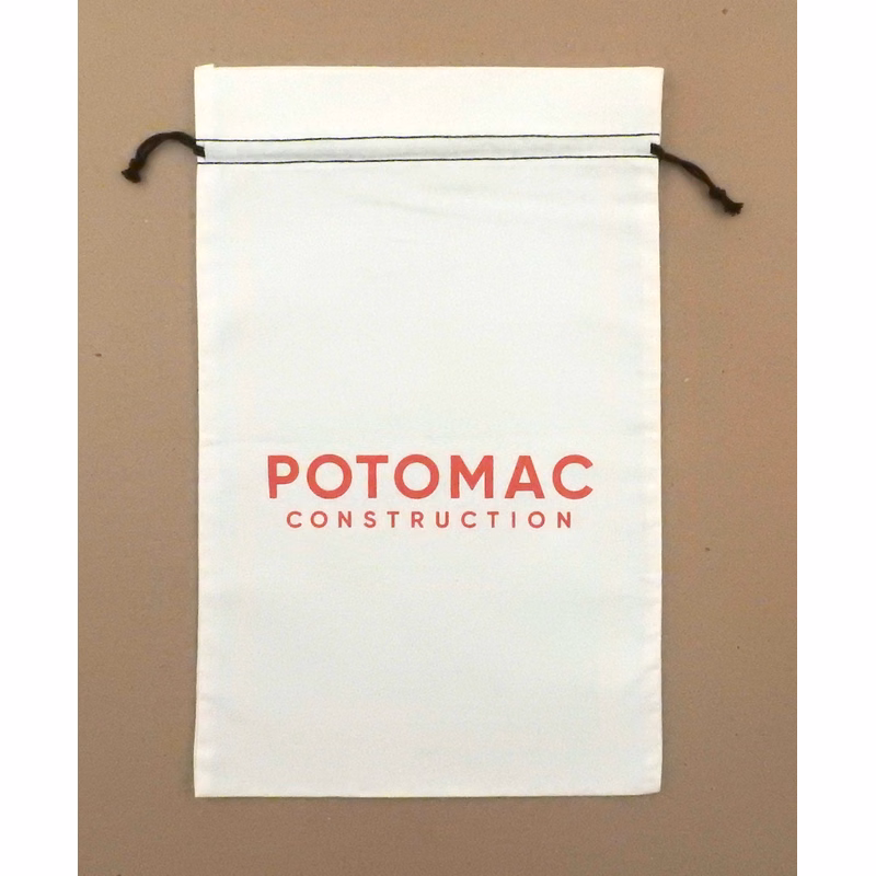"Duplex" Cotton Double Drawstring Bag 10 x 16"