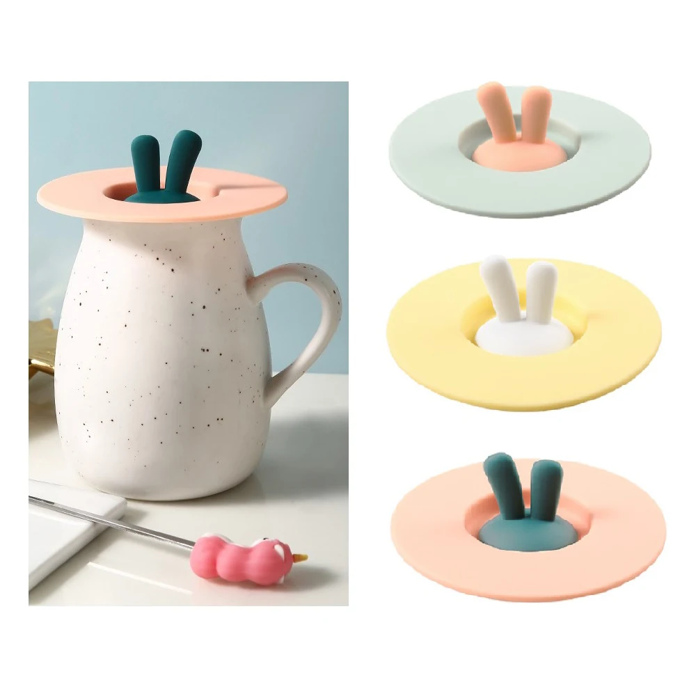 Creative Silicone Dustproof Cup Lid 1