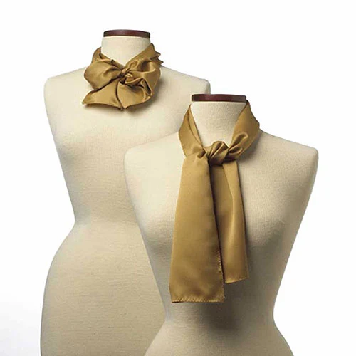 Vegas Gold Polyester Satin Scarf - 8"x45" 1
