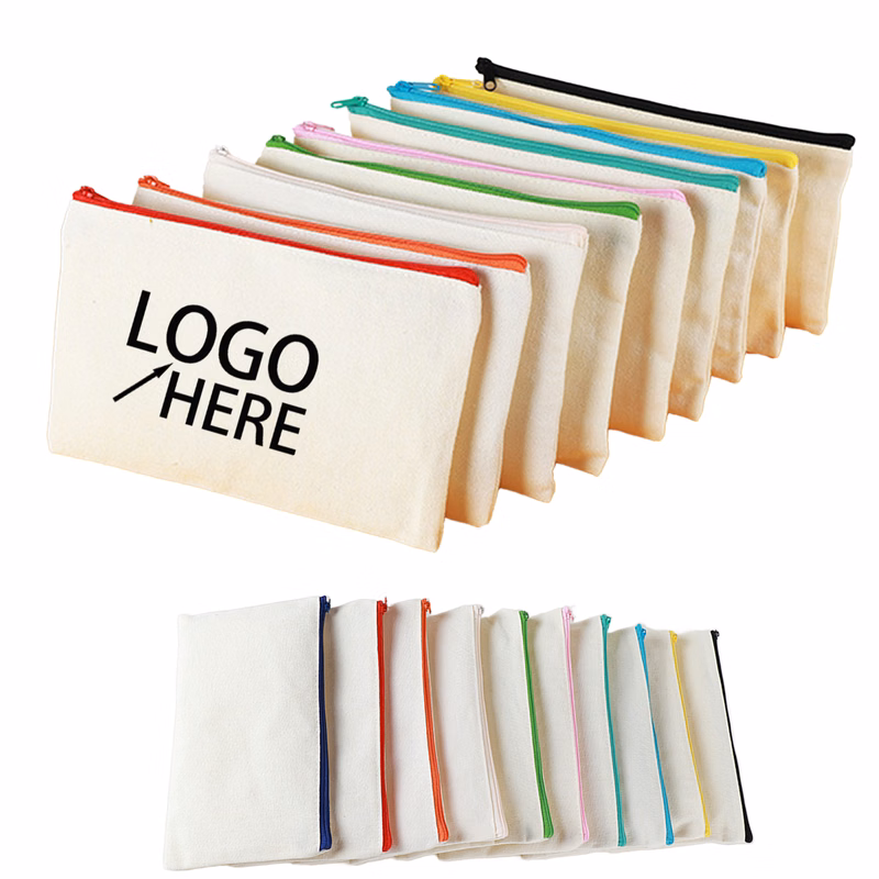 Waterproof Canvas Tote Bag with Zipper