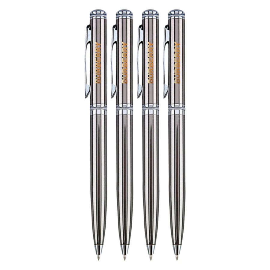 Union Printed - Bull Solid Brass Twist Metal Pen 1