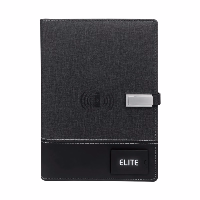Padfolio with Power Bank (8000 mAh) & USB Drive (16 GB)
