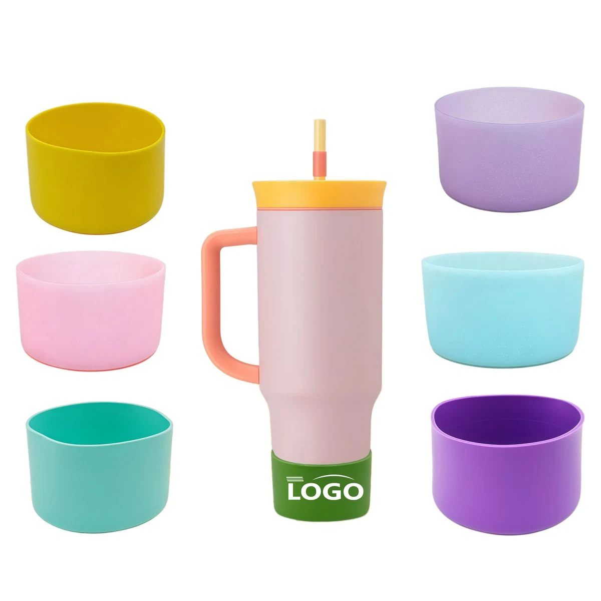 Silicone Non-slip Cup Bottom Protective Cover 1