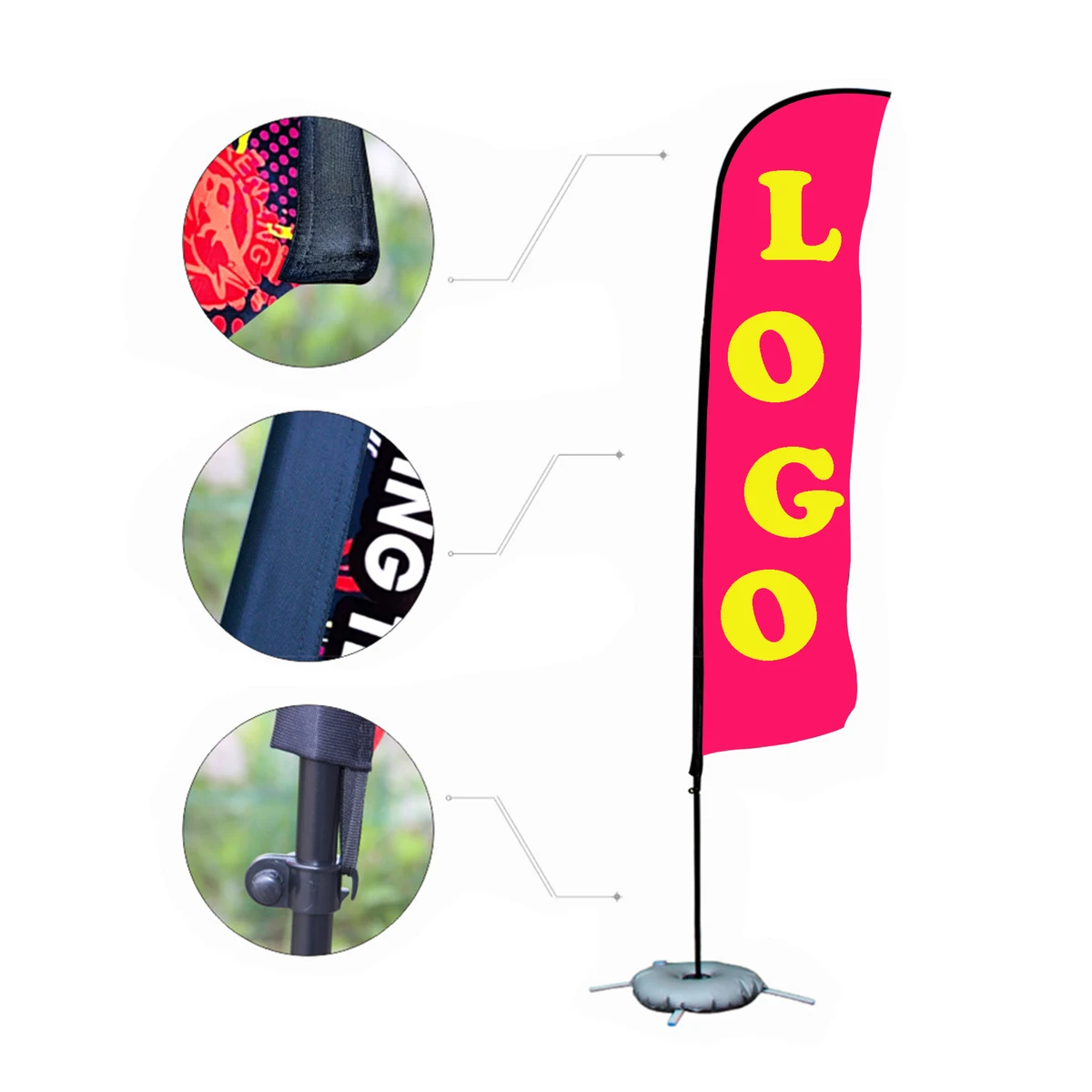MOQ 5 Customized Feather Flags 1