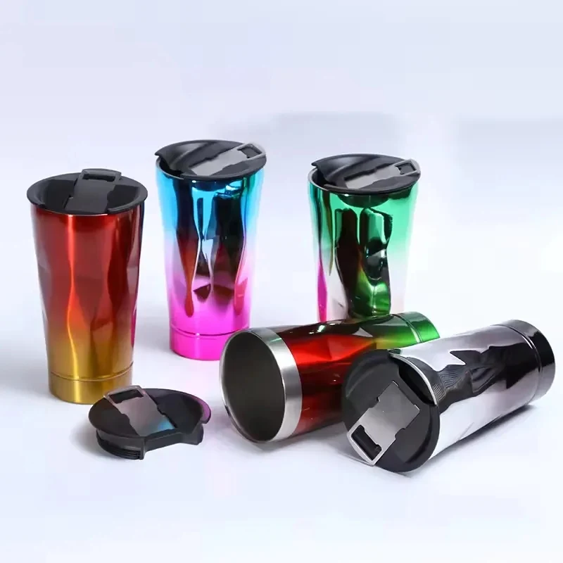 16 oz. Electroplated Diamond Textured Grip Tumbler 1